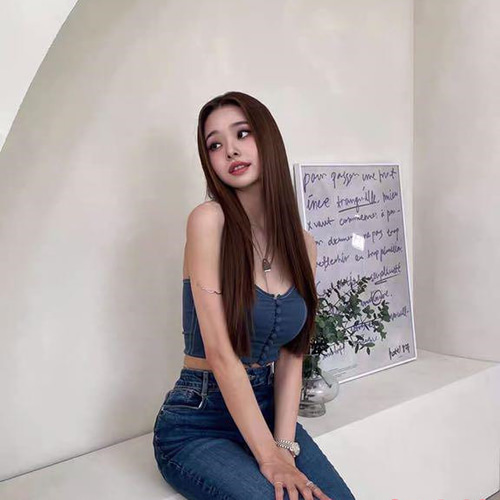 夏新作 キャミ セクシー レディース デニムパンツセットアップ