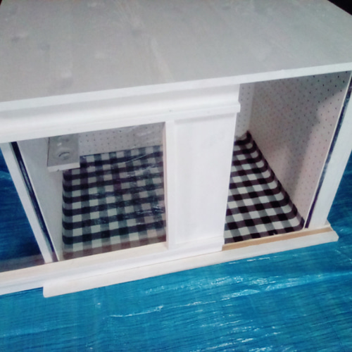 防音犬小屋 防音犬ケージ 犬防音ハウス 犬防音室 静穏換気扇 中型犬 犬小屋 室内用 防音 換気扇付き ホワイト ハウス・小屋 らくだ