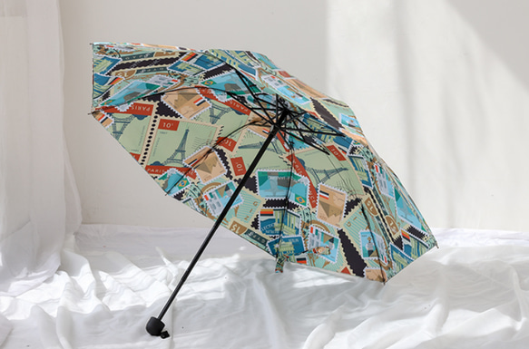 軽量 晴雨兼用傘  女性用 暴風雨も安心 7枚目の画像