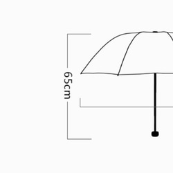 軽量 晴雨兼用傘  女性用 暴風雨も安心 6枚目の画像