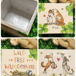 送料無料♡猫♡2個セット♡リメイク鉢☆ガーデン雑貨☆デコパージュ