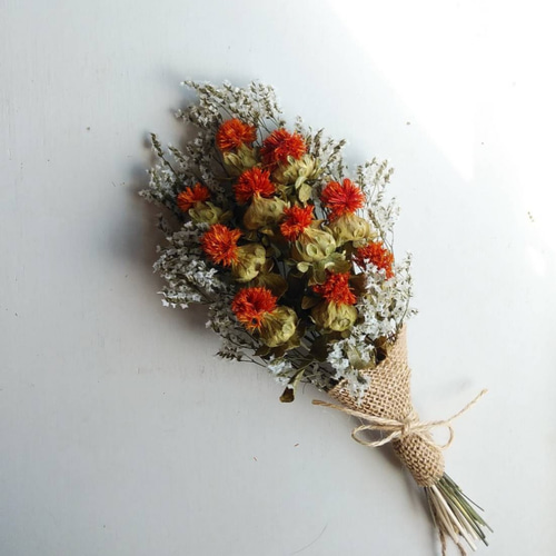 紅花のドライフラワー スワッグ nyao-mery 通販 13836244｜Creema