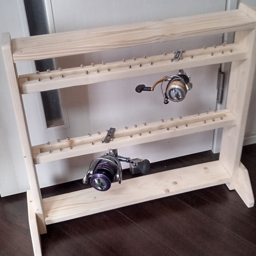 かかかさん専用】リールスタンド 受注生産ハンドメイド 無塗装