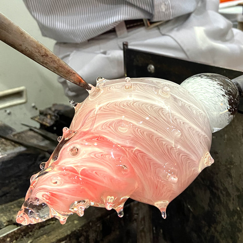 受注製作：貝殻のガラスの入れ物、青い海の「シェルの器」 その他