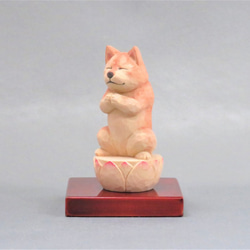 naonao様　愛犬オーダー２ 木彫りの犬仏さま 3枚目の画像