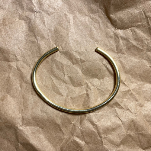 真鍮無垢のバングル 3mm 槌目 バングル・リストバンド i my moco 真鍮無垢のバングル 3mm 槌目 バングル・リストバンド i my moco
