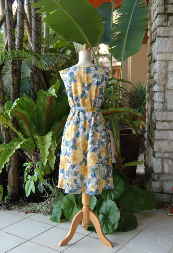 [Nokko-sama 的特殊訂單屏幕] 歐式植物連衣裙 &lt;&lt;歐式花卉圖案連衣裙&gt;&gt;有襯裡 第10張的照片