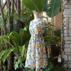 [Nokko-sama 的特殊訂單屏幕] 歐式植物連衣裙 &lt;&lt;歐式花卉圖案連衣裙&gt;&gt;有襯裡 第2張的照片