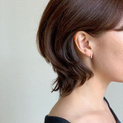 【Pt900】シトラス：Pierced Earrings 3枚目の画像