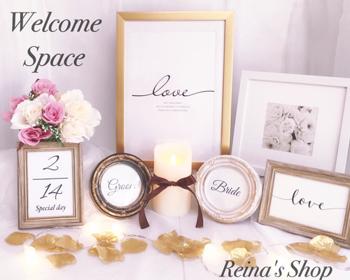 ayn様❣️ウェルカムスペース まとめ売り 結婚式 装飾 セット Amazon.co.jp: お得フレーム付き受付サインセット ウェルカム