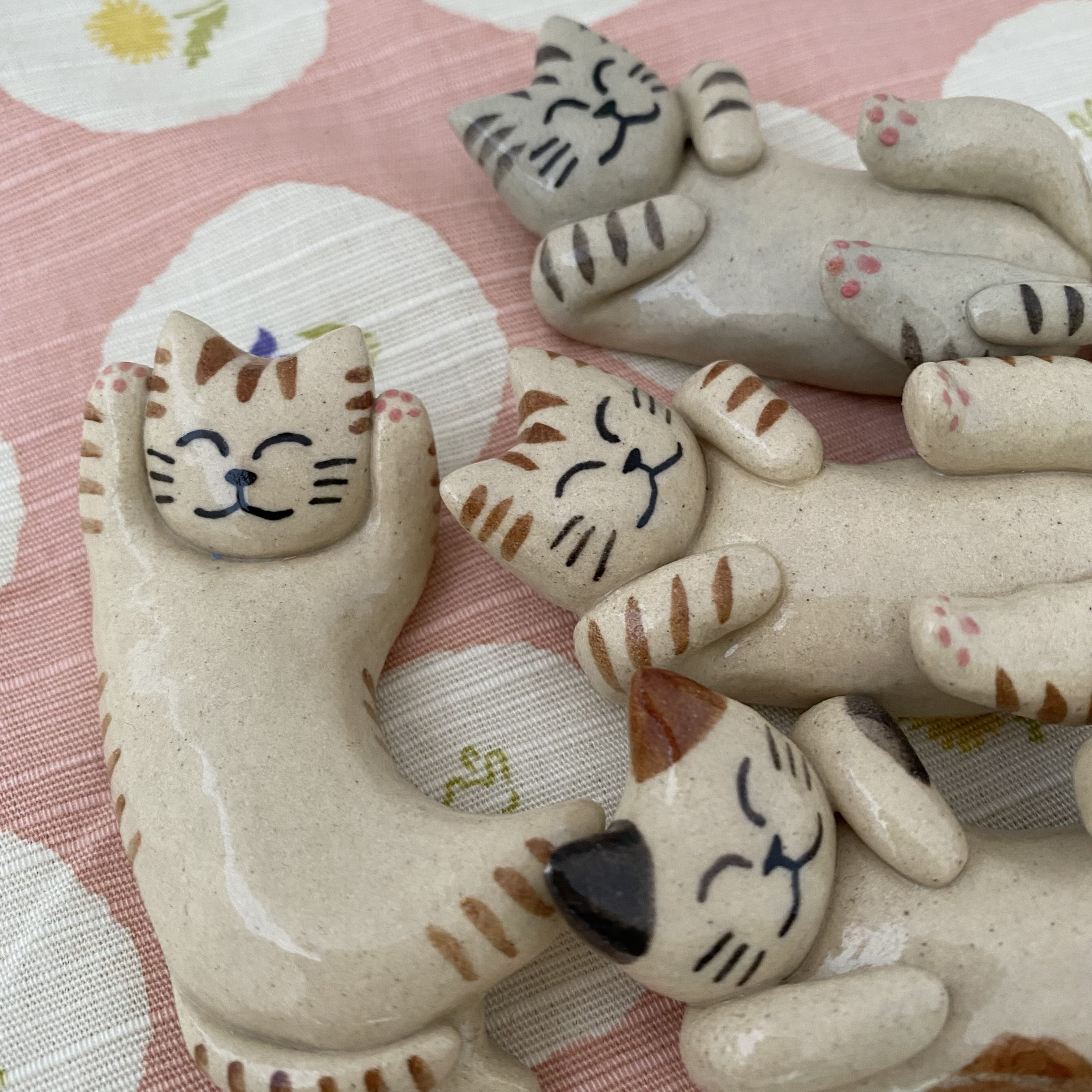 猫の箸置き5個セット（ミックスA） 箸・箸置き 風まち工房 通販