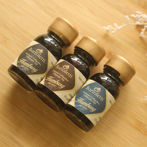 Bortoletti】SET30 ガラスペン＋インク【専用ボックス】 ペン・筆記