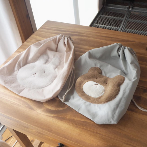 お着替え袋くまさんイブル✳︎