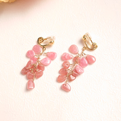 14KGF】カービングアメトリンピアス(No.956P) ピアス（フック