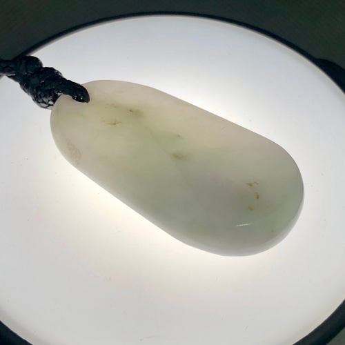 上品良質 白翡翠大珠 ネックレス・ペンダント ケンちゃんの天然石工房