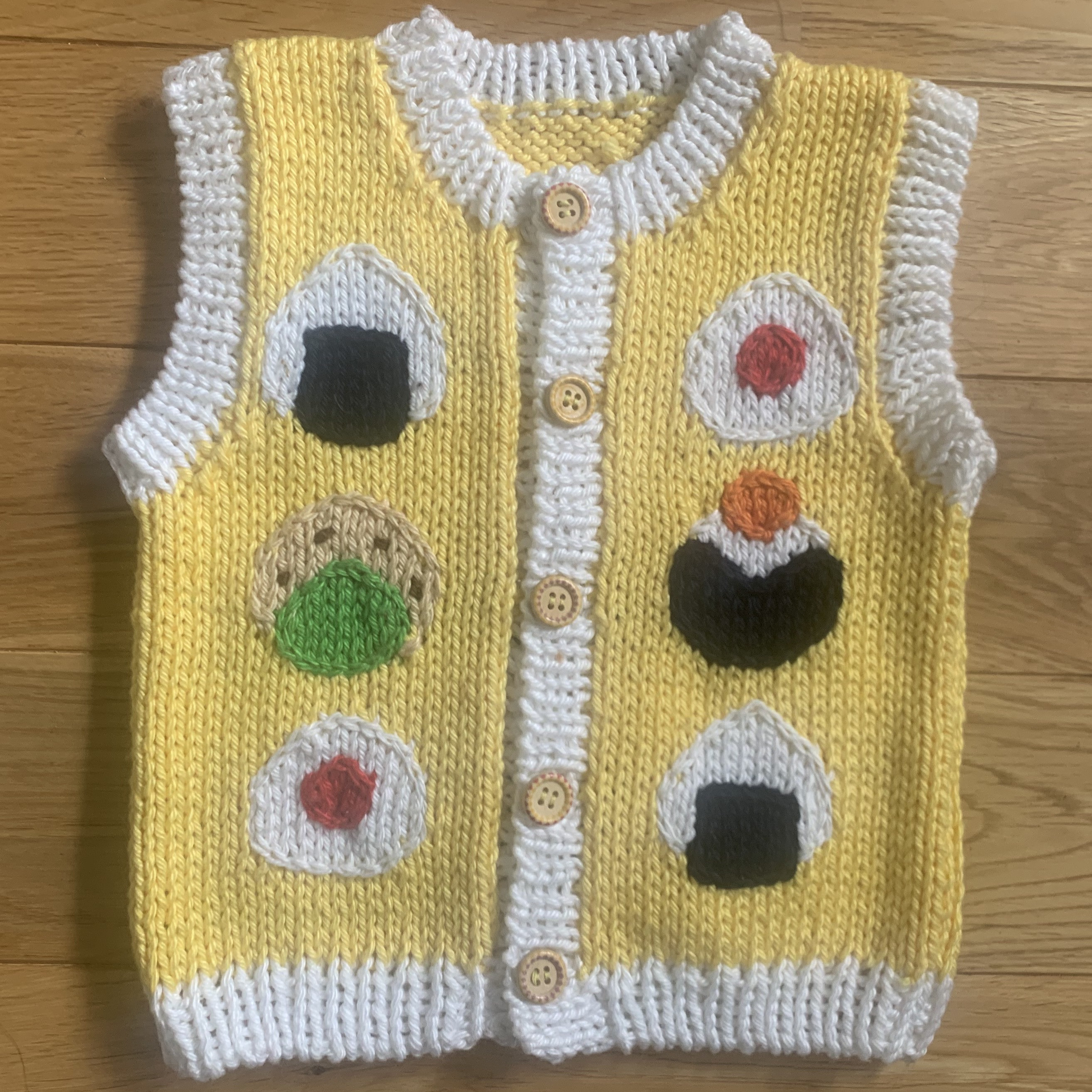 おにぎりのサマーベスト　１才用