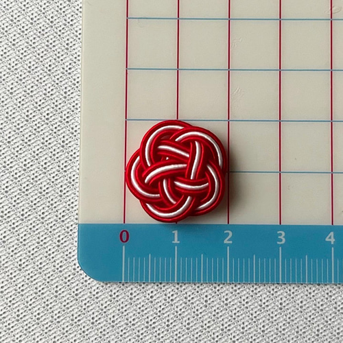 水引 パーツ ハンドメイド 素材 梅結び 赤 その他素材 aprile12 通販