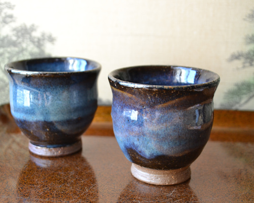 692-2/珈琲茶碗/萩焼/2セット 692-2/珈琲茶碗/萩焼/2セット 692-2/珈琲茶碗/萩焼/2セット