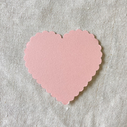 ❤︎ ハートのメッセージカード　8枚セット　❤︎ ピンク 7枚目の画像