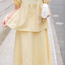 flower blouse(レモン) 8枚目の画像
