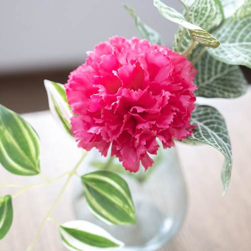 2023年 母の日ギフト】場所を取らずに飾れるカーネーションピンク