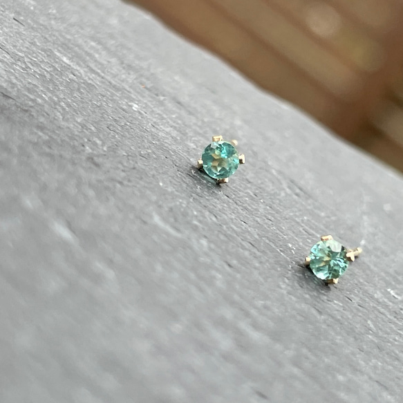 14kgf  paraibacolor Apatite　pierce 8枚目の画像