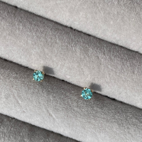 14kgf  paraibacolor Apatite　pierce 14枚目の画像