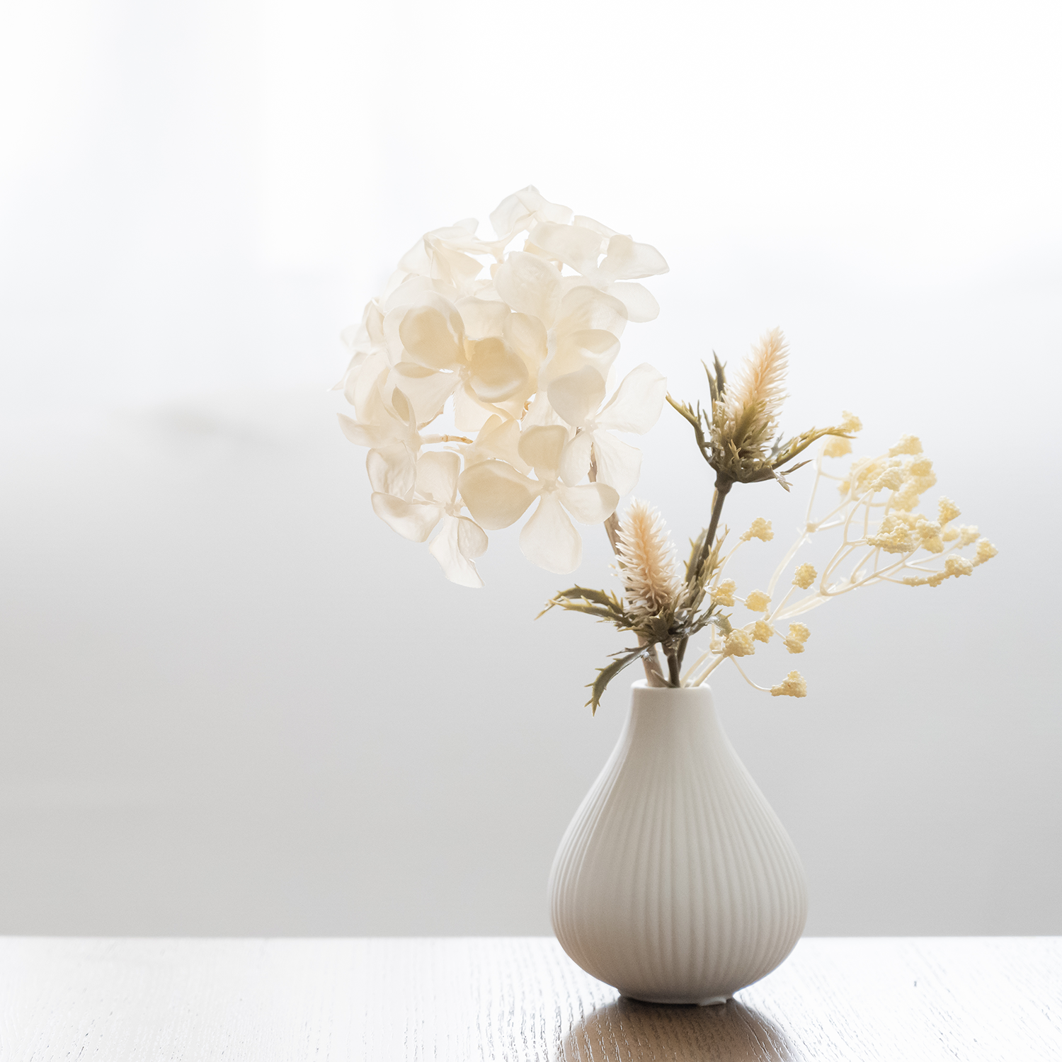 専用＊くすみカラーあじさい　ドライ＆プリザ　タペストリー