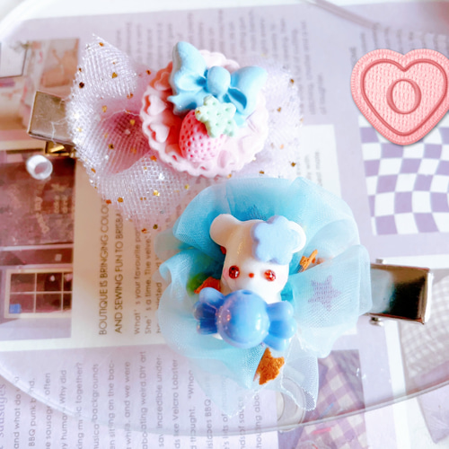 ¨̮ヘアゴム　ヘアピン　アニマルセット ̮ヘアゴムヘアピンアニマルセット