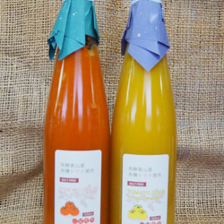 「飛騨高山で採れた有機栽培トマトを使って作ったトマトジュース」　500ml×2種　ギフト箱 3枚目の画像