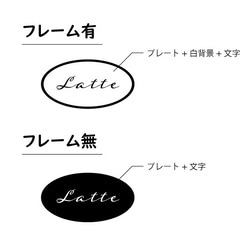 なんでもプレート　｜　ドアプレート　名札　ゲージ用名札　文字入れ 3枚目の画像