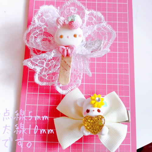 ̮ヘアゴムヘアピンアニマルセット