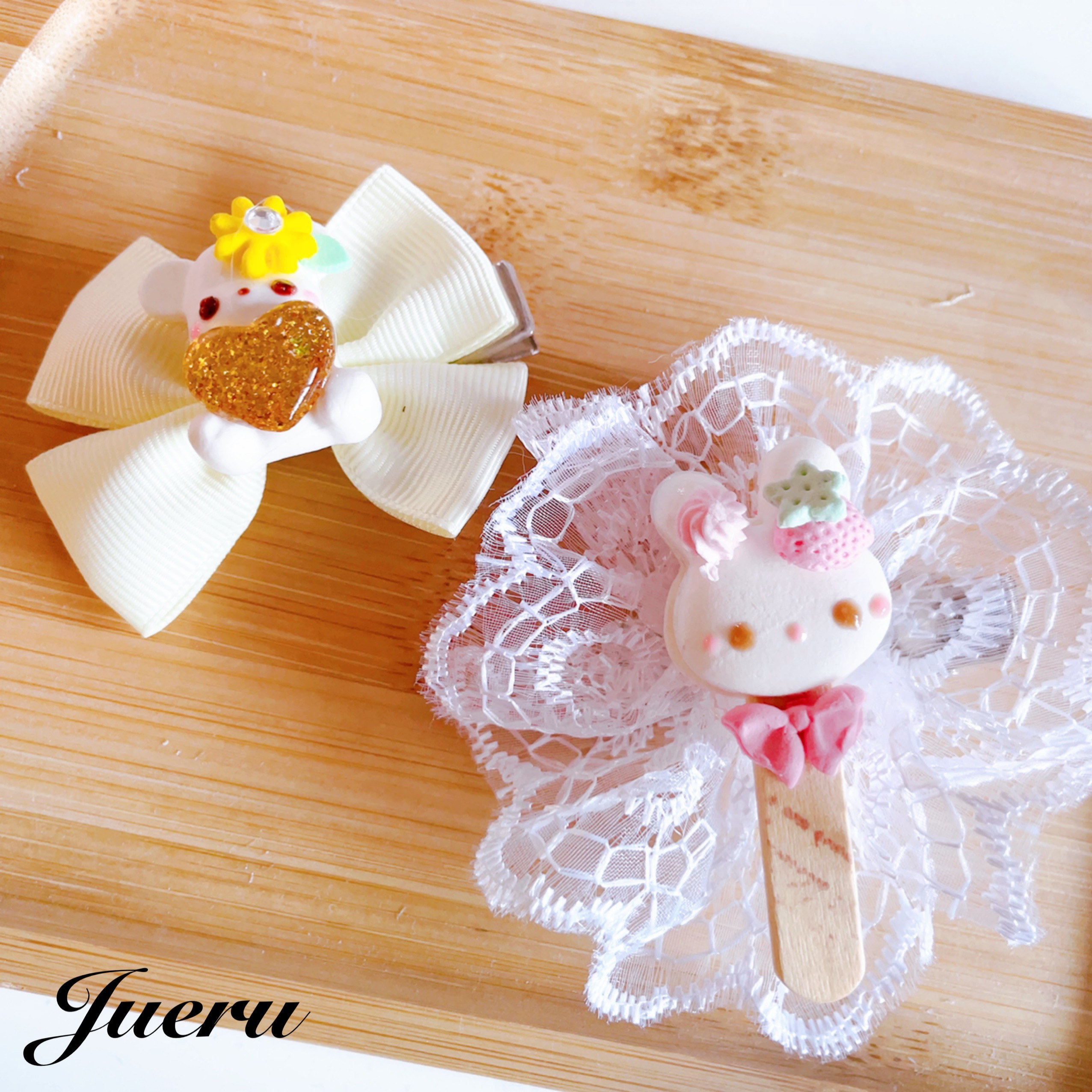 ハンドメイド ヘアピン