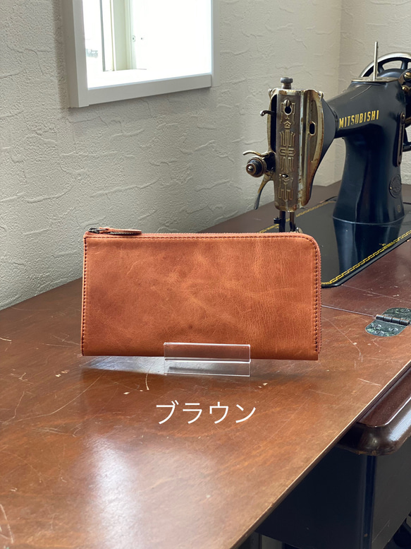 @馬革ホースワックスミルド　L字ファスナー長財布 様専用馬革ホースワックスミルド L字ファスナー長財布 - メルカリ
