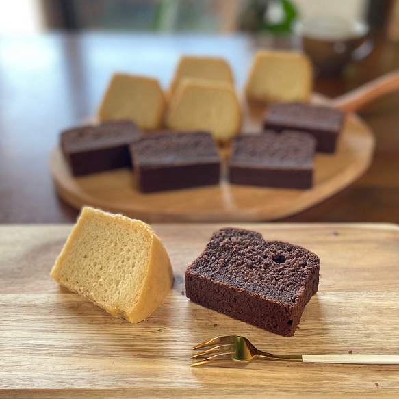 グルテンフリー　ヴィーガン米粉シフォンケーキ＆ガトーショコラお菓子セット(gift01) 2枚目の画像