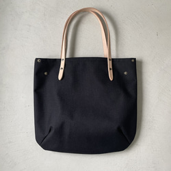 [2023 resale] Cordura and ultra-thick round tote bag - M size [黑 第12張的照片