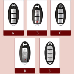 日產全系列汽車鑰匙真皮鑰匙圈定制鑰匙架日產汽車鑰匙套 第13張的照片
