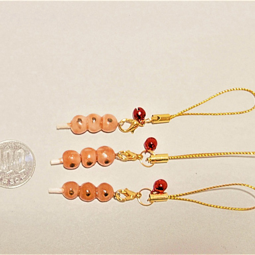 ストラップ　団子　みたらし ストラップ 団子 みたらし