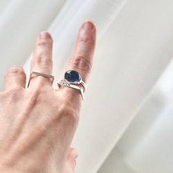 [藍色のビジョンの石iolite]ring 2枚目の画像
