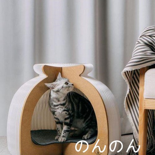 猫小屋 猫ちぐら クリエイティブ 四季通用 冬用マットレス付