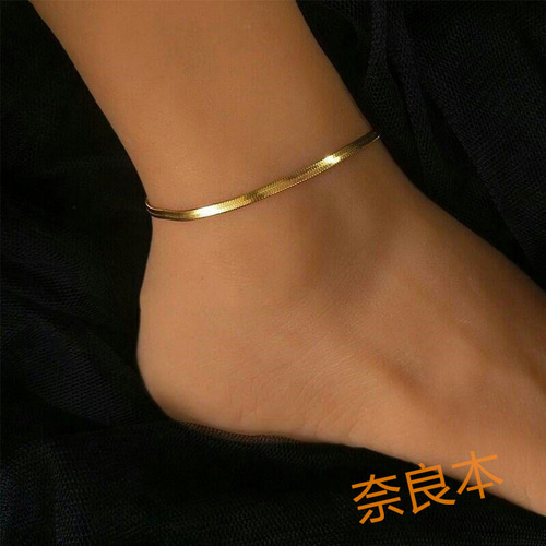 究極美品】大人気のきれいな18 kゴールドの足輪 その他アクセサリー