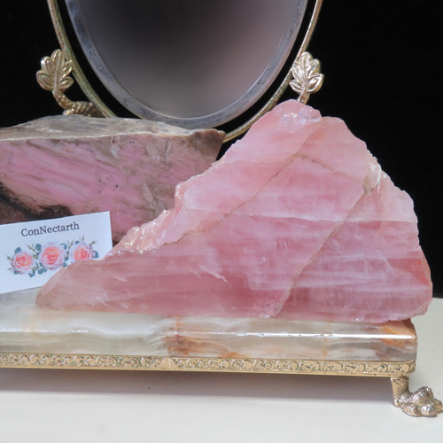 大きなローズクォーツ原石【Ⅱ】／474グラム その他置物 ConNectarth