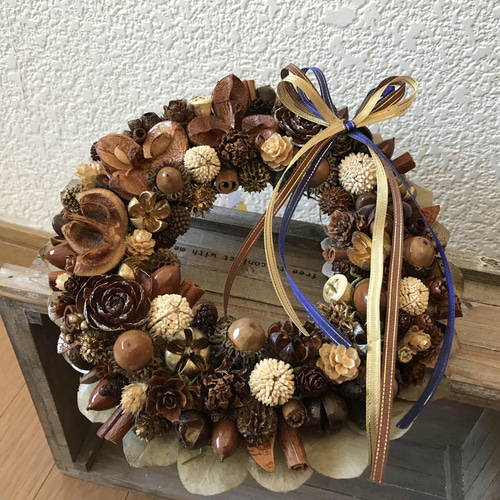 トロッケンゲビンデのナチュラルリース （一点限定） リース burosye