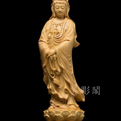 極上　仏像　置物　天然素材　仏教美術　飾り物　古美術品　 細密細工　仏像 密教 極上品 持珠観音 極上品 仏教美術品 木彫仏像 置物 彫刻 芸彫閣 通販
