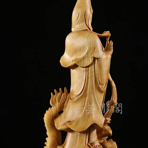 御竜観音 観音菩薩 仏教美術 精密細工 禅意 木彫仏像 彫刻 芸彫 御竜観音 観音菩薩 仏教美術 精密細工 禅意 木彫仏像 彫刻 芸彫