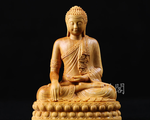 釈迦牟尼 釈迦如来 特上彫 仏教工芸品 木彫仏像 仏壇仏像 供養品 彫刻