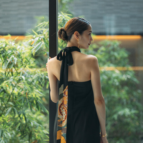 ホルターネック-きものアップサイクル- すべてオートクチュール/大切な