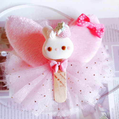 ̮ヘアゴムヘアピンアニマルセット