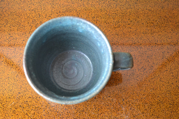【ギフト】マット仕上げの面取りコーヒーカップ　＊フリーカップ　★萩焼　 5枚目の画像