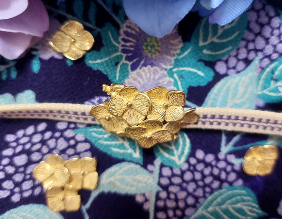 Obi-dome 繡球花和黃銅球菌 第3張的照片